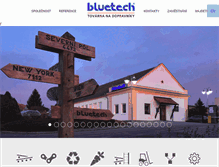 Tablet Screenshot of bluetech.cz